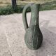 Large vintage ceramic pitcher vase – relief spiral decoration – no.