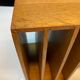 Large range office mail solid oak design workshop France vintage 60s