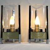 Sciolari – Pair of triangle wall lights