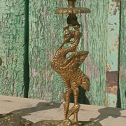 Bougeoirs anciens en bronze