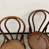 4 bentwood bistro chairs, circa 1910