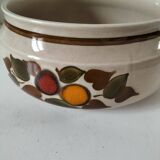 Villeroy & Boch dish, vintage beige stoneware from the 1970s