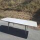 Large vintage extendable dining table – splayed legs