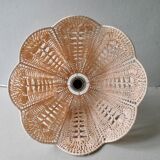 Lustre pink braided raffia hanging