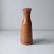 Handmade terracotta vase in terra cotta color