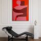Can I hold you, figurative painting of a couple on canvas signed?