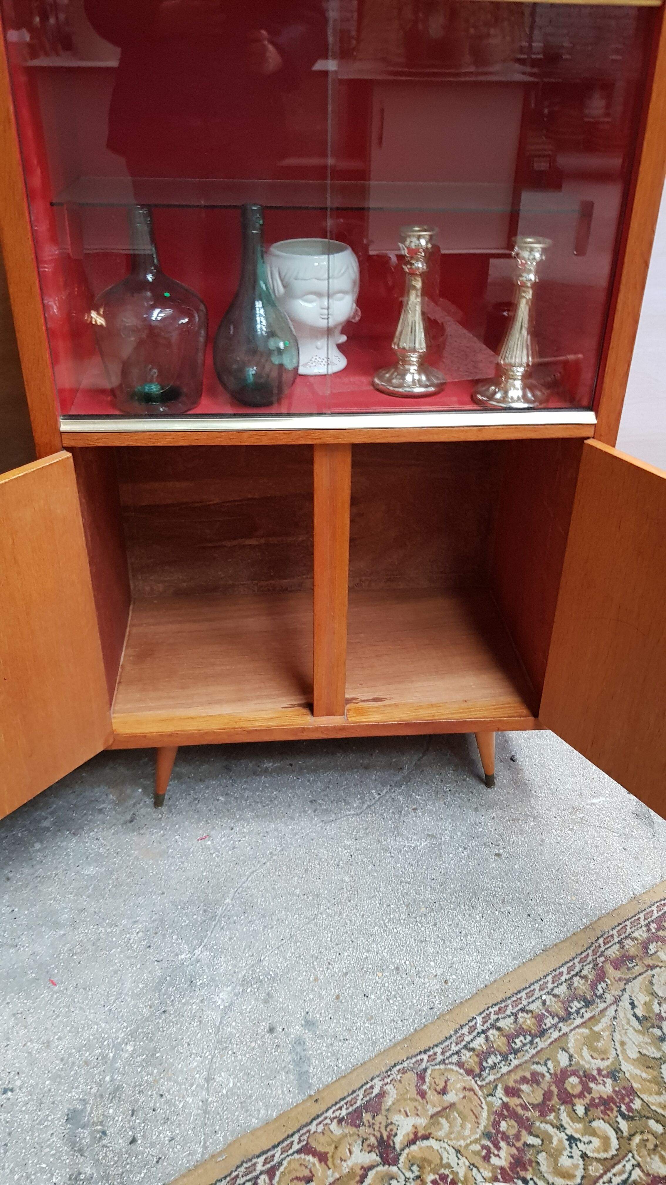 Scandinavian showcase cabinet