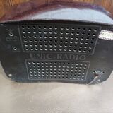 Radio lamp set tsf "unic radio" bakelite 50s