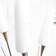 Floor lamp by René Mathieu for Maison Lunel 1950, brass and opaline.