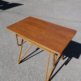 Rattan and vintage bamboo desk