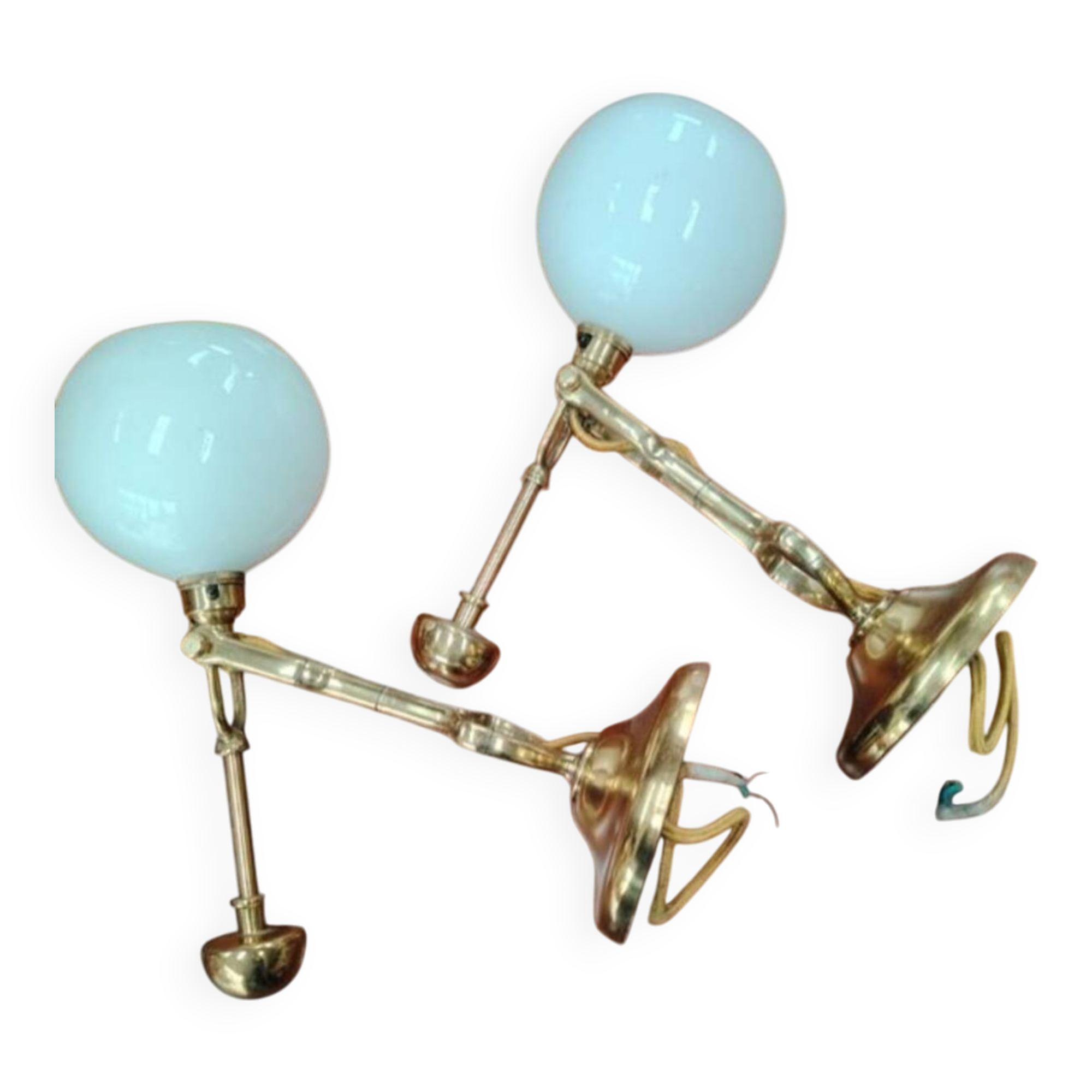 Pair of Harcourt wall lights