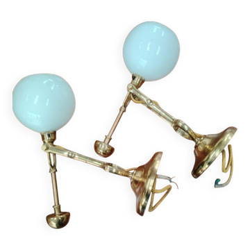 Pair of Harcourt wall lights