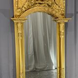 Mirror 212x101 cm empire era early nineteenth, gilding with gold leaf very good condition