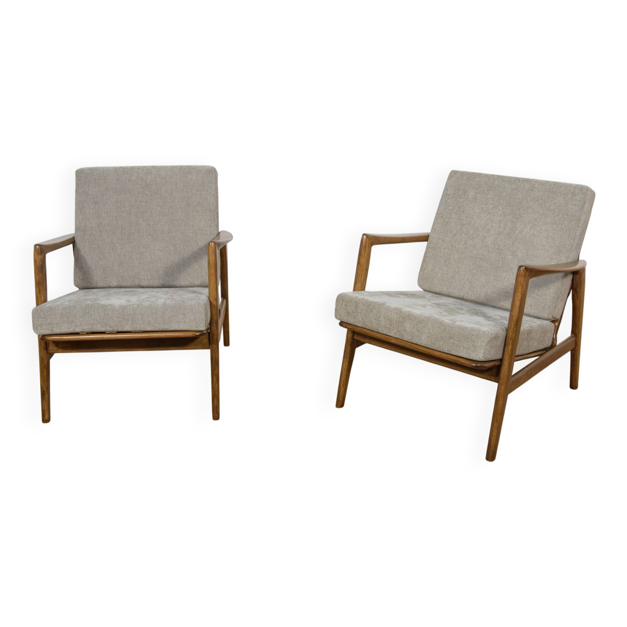 Mid-Century Model 300-139 Armchairs from Swarzędzka Factory, Poland, 1960s.