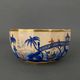 Japanese cup with cut sides, rich decoration with golden highlights, early 20th century