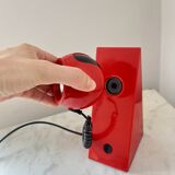 Vintage Space Age Red Magnetic Table Lamp by Brilliant Leuchten AG, Germany