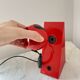 Vintage Space Age Red Magnetic Table Lamp by Brilliant Leuchten AG, Germany