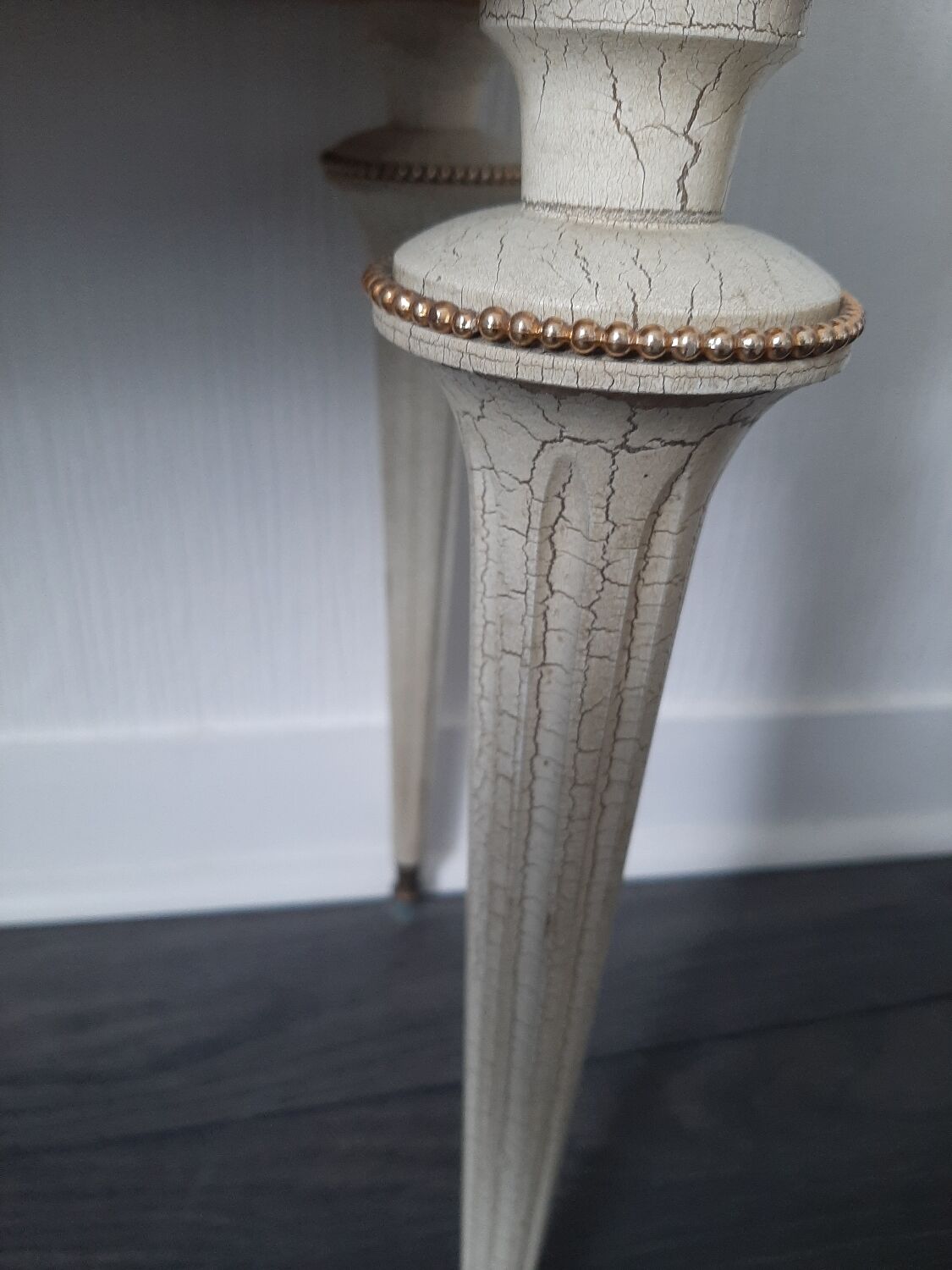 Vintage Louis XVI bedside table