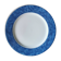 12 assiettes de service plate décor bleu marbré – 27 cm