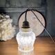 Art Deco table lamp with an antique globe - vintage handcrafted lamp
