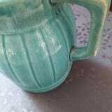 Old orchie ceramic pitcher