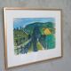 Max Gregor Carlsson,  Modern Swedish Painting, 1950s, Pastel, Framed