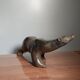 Polar bear, bronze pierre chenet.