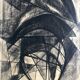 heide lindecke, untitled, circa 1960-70. charcoal on paper