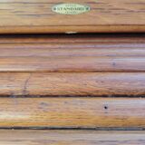 American desk with a "roll top" curtain