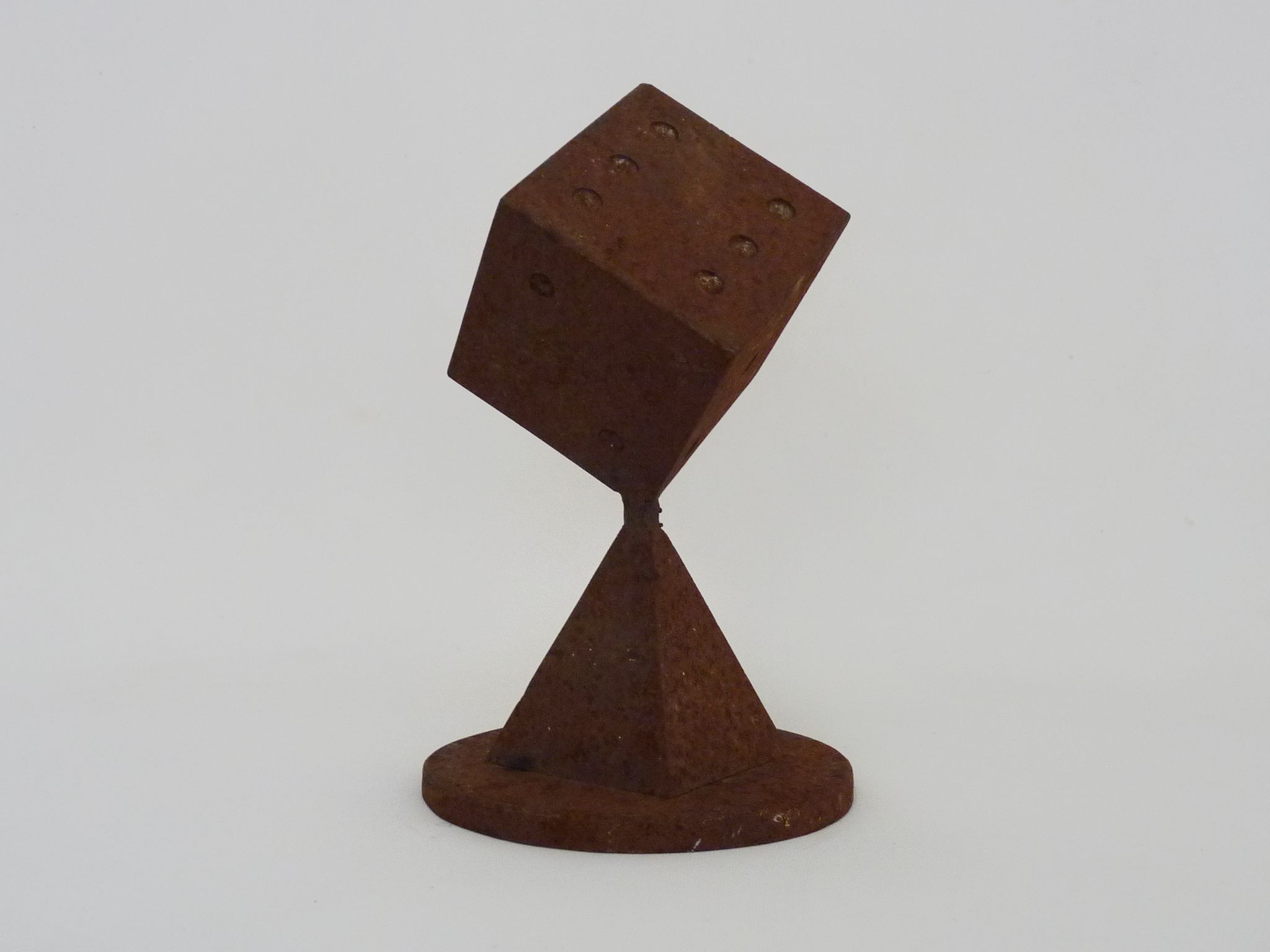 Futuristic Art Deco cast iron paperpress