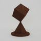 Futuristic Art Deco cast iron paperpress