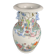 China, polychrome porcelain vase with relief decoration, 20th century