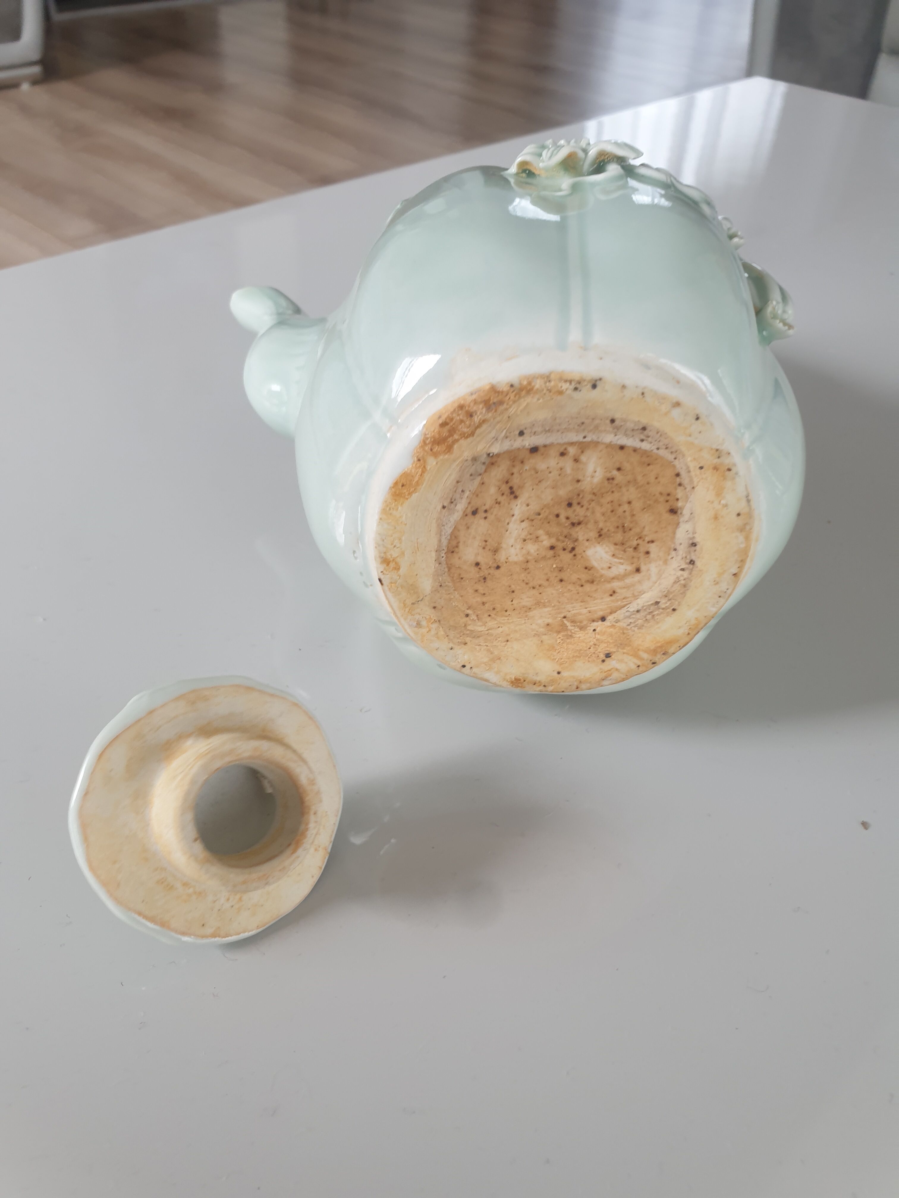 Celadon teapot china