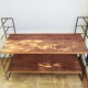 Metal and wood wall shelf 1960