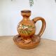 Glazed pottery candle holder