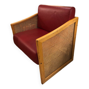 fauteuil scandinave cannage,