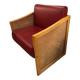 Scandinavian cane armchair, 1980
