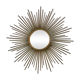 Sun Mirror Chaty Vallauris in gilded metal 1950s/60s