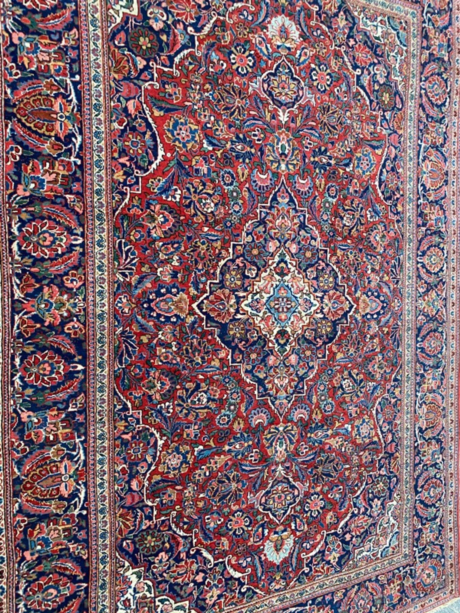 Tapis ancien Kashan Iran 135X198 CM