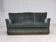 1960s, 3-seater Danish sofa, green furniture velour.