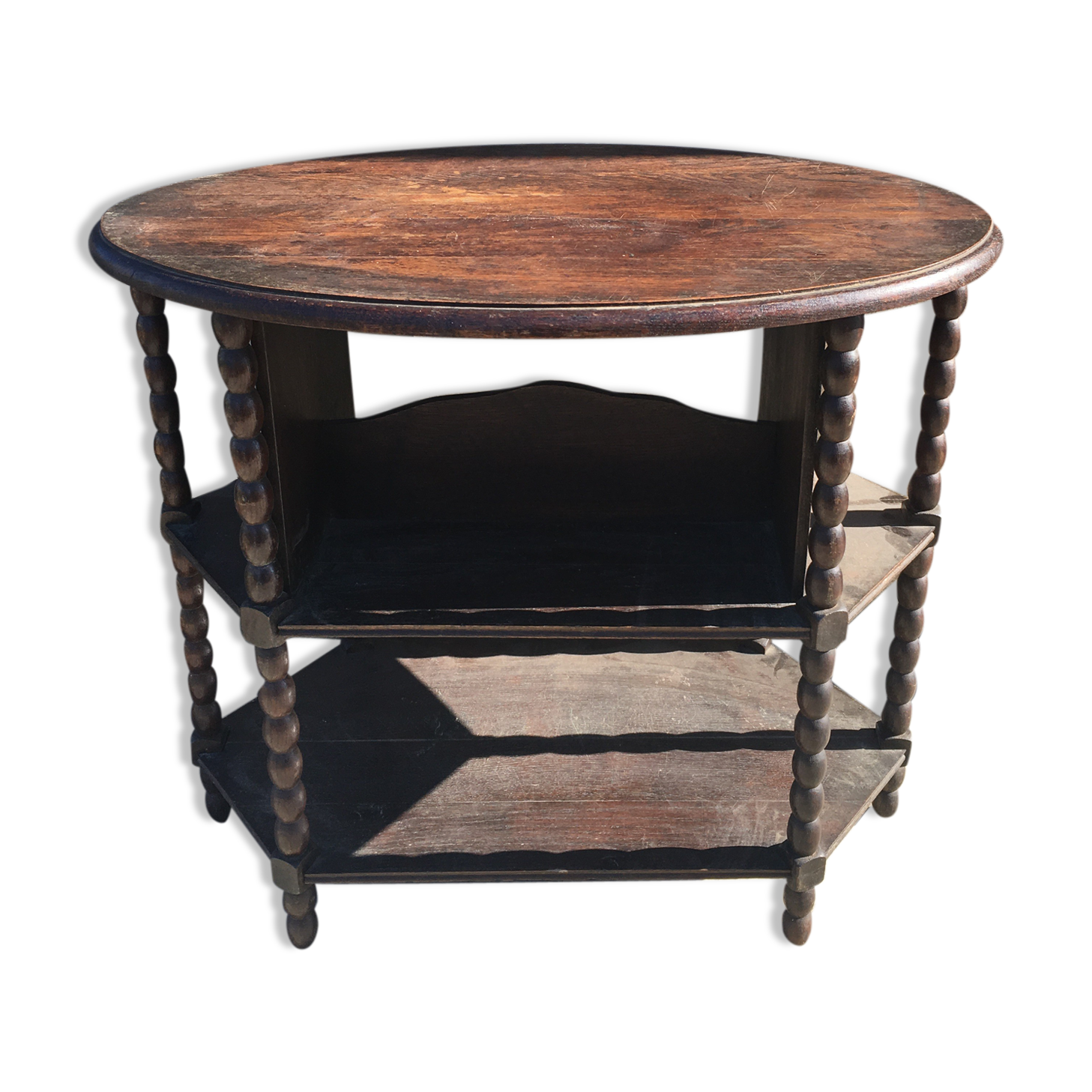 Oval pedestal table design 1940 Rosary