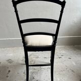 Reupholstered Napoleon III chairs