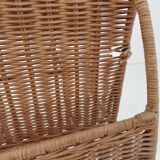 Porte revue rotin et métal Raoul Guys années 50