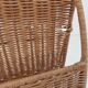 Raoul Guys rattan and metal magazine rack from the 50s