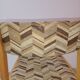 Lots of 4 vintage wooden chairs