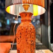 Large Vintage Fat Lava Vase Table Lamp by Carstens Tönnieshof - WGP