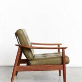 Arne Vodder Lounge Easy Chair FD 164 for France & Søn