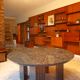 Round table in polished granite 10 seats