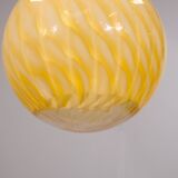 Murano glass pendant lamp by Venini - 1960s