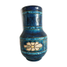 Triki blue ceramic vase floral patterns